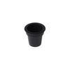 Emuca Accessoire porte-objets Pot, Plastique noir, Plastique.