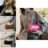 Trendy 2024 Womens Mini Shoulder Bag Stylish Vintage Pu Tote Purse For Daily Use