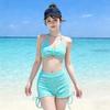 Women's Three-piece Swimwear Set A Sophisticated Modest Cut That Looks Stunning In Photos—perfect for Hot Spring Holidays