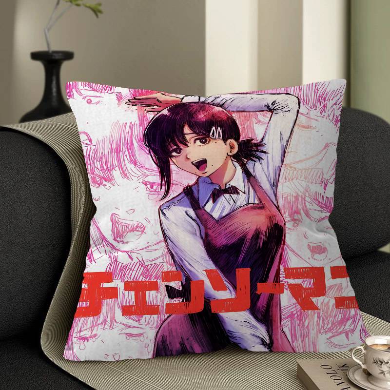 Anime Chainsaw Man Pillowcases Home Bedding Decorative Pillow Cover Wedding Super Soft Pillow Case