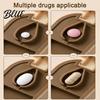 Daily Pills Organizer with Blade Pill Cutter Splitter Moisture-Proof Separate