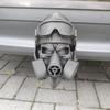 Gas Mask Tow Bar Ball Cover Steel Helmet Trailer Hook Ball Cover Funny Trailer Hook Cover