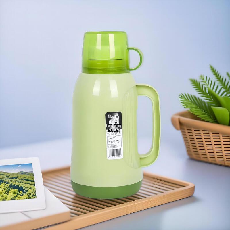 Qiwei Large Capacity Bamboo Thermos Bottle