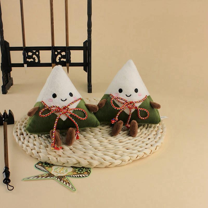 Traditionele Drakenbootfeest Zongzi Pluche Speelgoed Met Pp Katoen Vulling Voor Festival Cadeaus