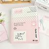 Fashion Portable Kawaii A5 Loose-leaf Notebook PU Leather Polka Dot Cat Photocard Protector Binder Collect Book School Office
