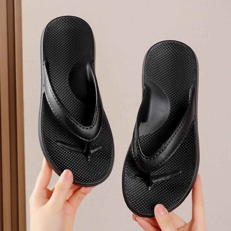Flip-flops women's summer home outdoor arch reduction stepping on shit feeling beach male couple sandals