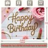 Party Backdrop Elegant Flat Setup Flowers Lipstick Events Wedding Coming Ceremony Photo Booth Background Front Door Decor