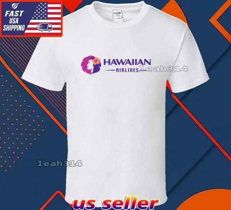 New Shirt Hawaiian Airlines Logo T-Shirt Funny American Usa Unisex Size S-5XL S