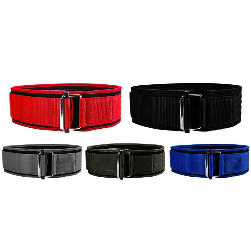 Cinturón Lumbar de Soporte para Levantamiento de Pesas con Hebilla de Autocierre - Equipo Protector de EVA para Entrenamiento de Fuerza y Peso Muerto