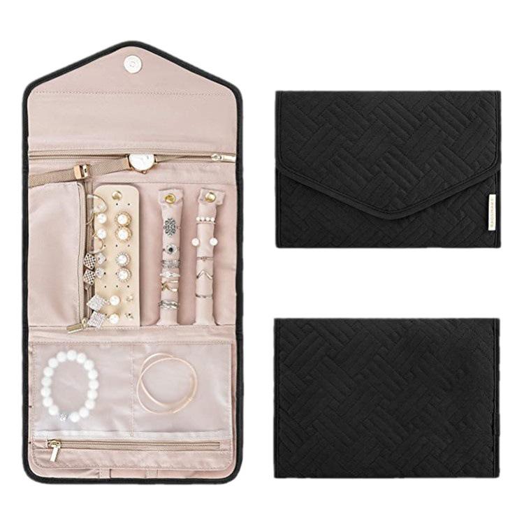 High-End Reise Schmuck Organizer: Tragetasche für Halsketten & Ohrringe