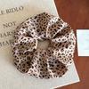 Extra-large Leopard Print Braided Hair Band for Early Autumn. New Style, Sweet and Cool. Low Ponytail Hair String with A Headband.