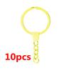 51015 Pcslot Key Chain Key Ring For Jewelry Making Keychain Accessories Long Round Keyrings Diy Wholesale Material Four Color