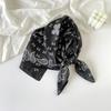 Tibetan Cashew Nut Neck Silk Scarf 70cm Korean Edition Light Luxury Fashion Square Scarf Multi Use Belt Decoration Hair Tie Headscarf for Women