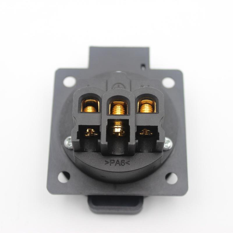 XIONGDA 16A 250V IP44 Waterproof Five-Hole Industrial Power Socket