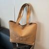 Large Capacity Canvas Bag Women's New Casual Versatile Shoulder Bag College Student Class Tote Bag