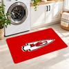 Flannel Kitchen Mat Kansas City Chiefs Soft Area Rug Non Slip Floor Carpet Home Decoration