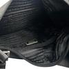 Prada Re-Nylon Triangular Logo Shoulder Bag Nylon Black Women BT0520 Used
