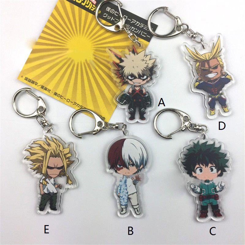 Boku No Anime Cosplay Two Sides Keychain Acrylic