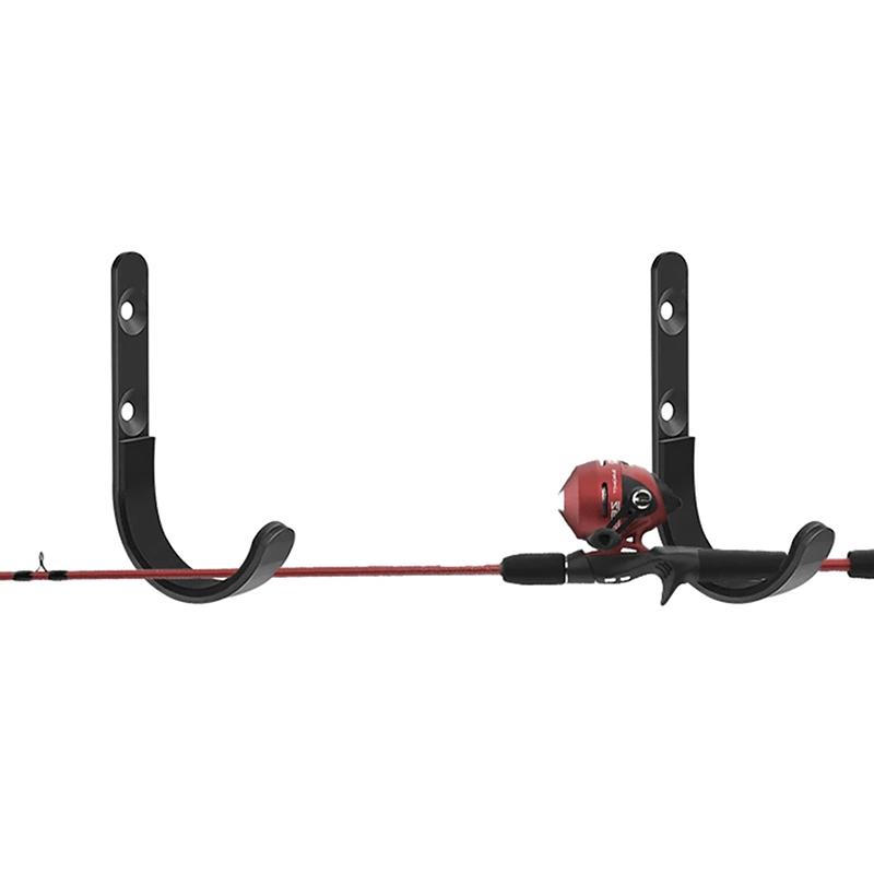 Rod Rack Stainless Steels Fishing Pole Hooks Rack Holder Wall Mount Hangers Multifunctional Storage Rack Stand Hook