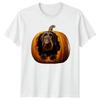 Dog In Pumpkin TShirt Wirehaired Pointing Griffon Halloween