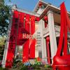 Double Happiness Banner: Wedding & Honeymoon Decor for Home and Courtyard