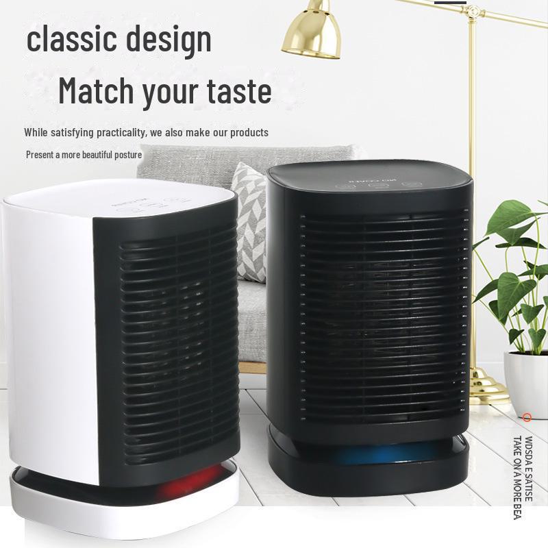 Digital Display Remote-Control Desktop Heater with Oscillation, Fast Heating, Intelligent PTC Hot Air Blower for Home and Office