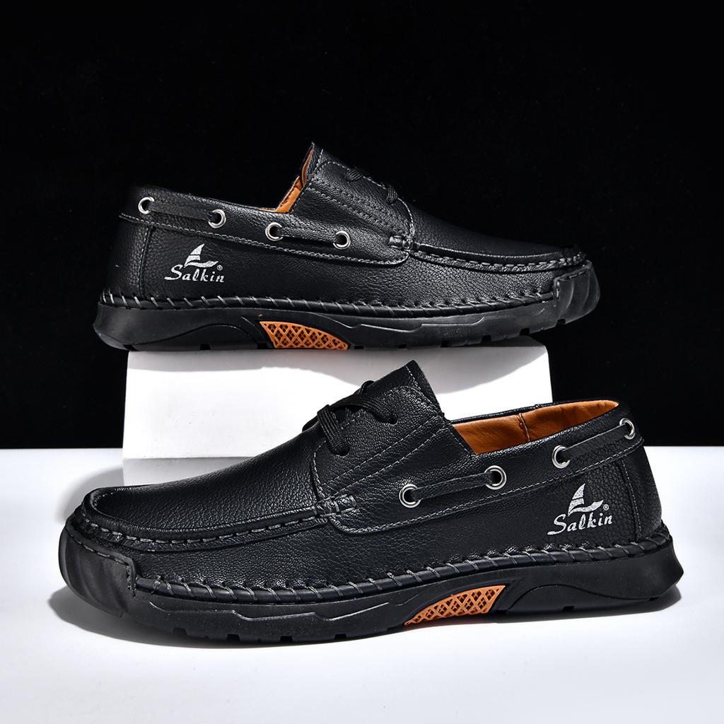El yapımı rahat deri ayakkabı erkekler konfor sürüş ayakkabısı yumuşak deri makosenler erkek ayakkabısı mokasen takım ayakkabı