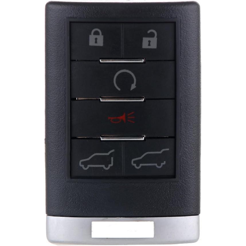 

ECCPP Keyless Entry Remote Key Fob Replace Part Number OUC6000066 Fit for Chevy GMC Cadillac Series,2007 for Cadillac Escalade EXT (1 x Key fob)