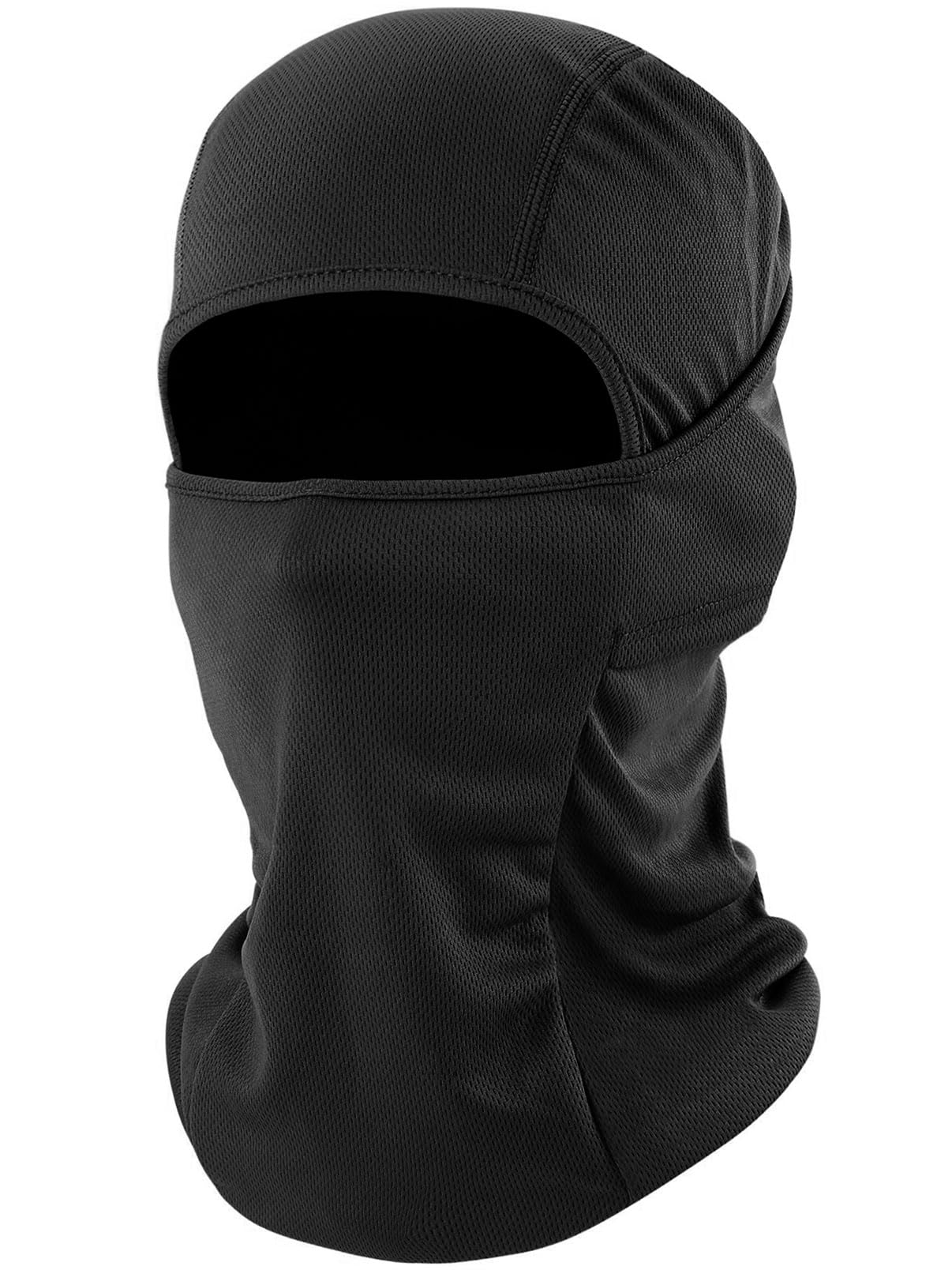 

Balaclava Face Cover Ski Mask Face Mask for Winter and Summer Sun UV Black [fuinloth] Use, Cooling, Protection, Cut, Motorcycle, Skiing, Unisex, чёрный