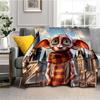 Dobby the House-Elf Cartoon Blanket — 3D-Printed Harry Potter Throw Blanket for Sofas, Beds, Cars, Living Rooms, and Bedrooms