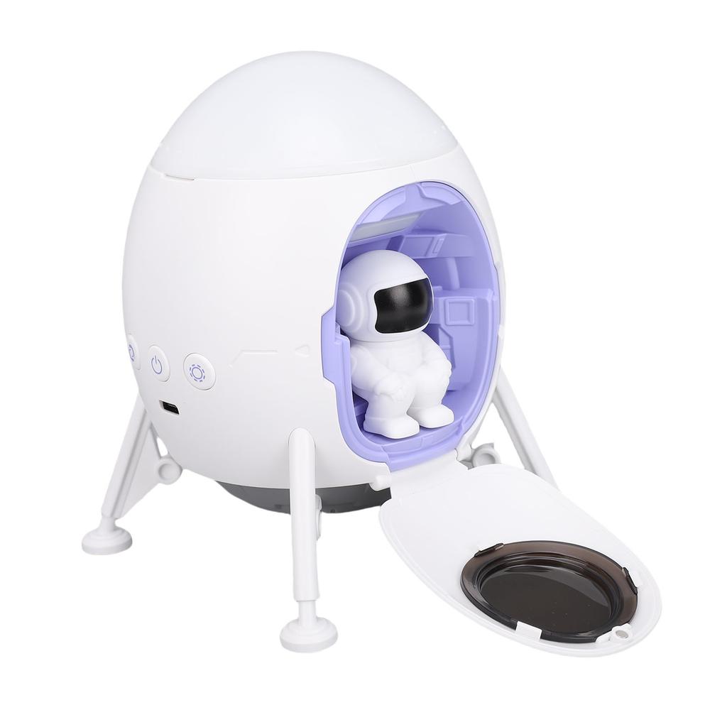 Projection Lamp Bluetooth Speaker White Noise Moon Lander Spaceman Ambiance Night Light for Indoor