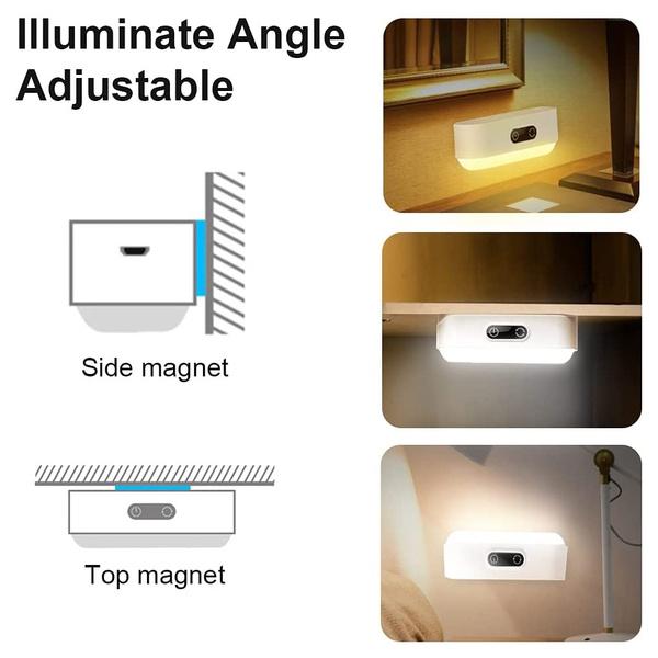 Έλεγχος αφής LED φωτιστικό γραφείου Ενσωματωμένη μπαταρία 1200/2000mAh, Φωτισμός 5 χρωμάτων Ρυθμιζόμενος επαναφορτιζόμενος USB φωτισμός ντουλάπας