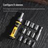 Deli DL3565 65-in-1 Ratchet Screwdriver & Socket Repair Kit