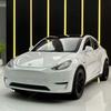 ZTFT9 1:32 Tesla Model Y Pull Back Sound and Light Simulation Alloy Car Model Children's Toy Car Ornament Alloy Car Model
