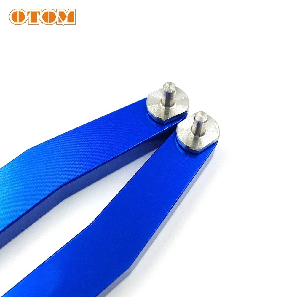 OTOM Motorcycle CNC Rear Shock Absorber Oil Filter Cap Remover Wrench 3 Specifications For KTM HUS HONDA YAMAHA Removal Tool
