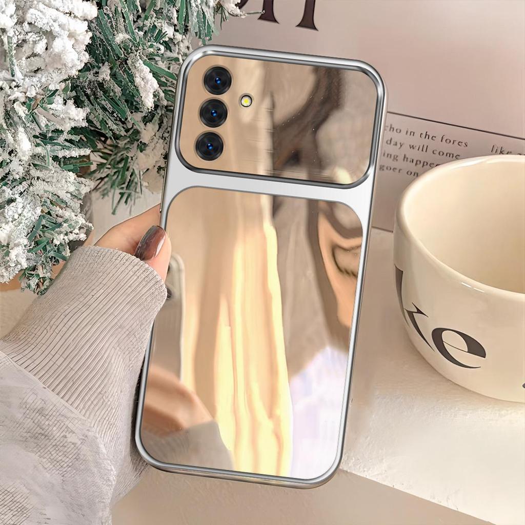 Trending Big Window Mirror Phone Case for Samsung S25+ S24 FE S23 FE A56 A55 A54 A37 A36 A35 A34 A26 A24 A17 A16 A15 A14 A13 A05s M56 Cover