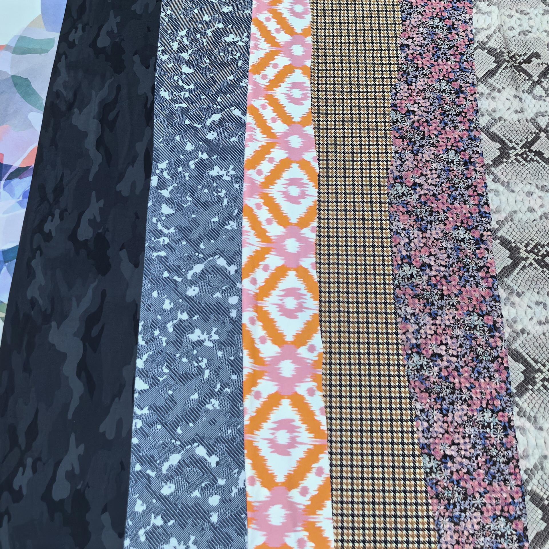 

Nylon Matte Printed Yoga Dress Shirt Fabric