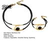 Jewelry Collection 2Pcs/Set Necklace Bracelet Set Sparkling Rhinestones Inlaid Women