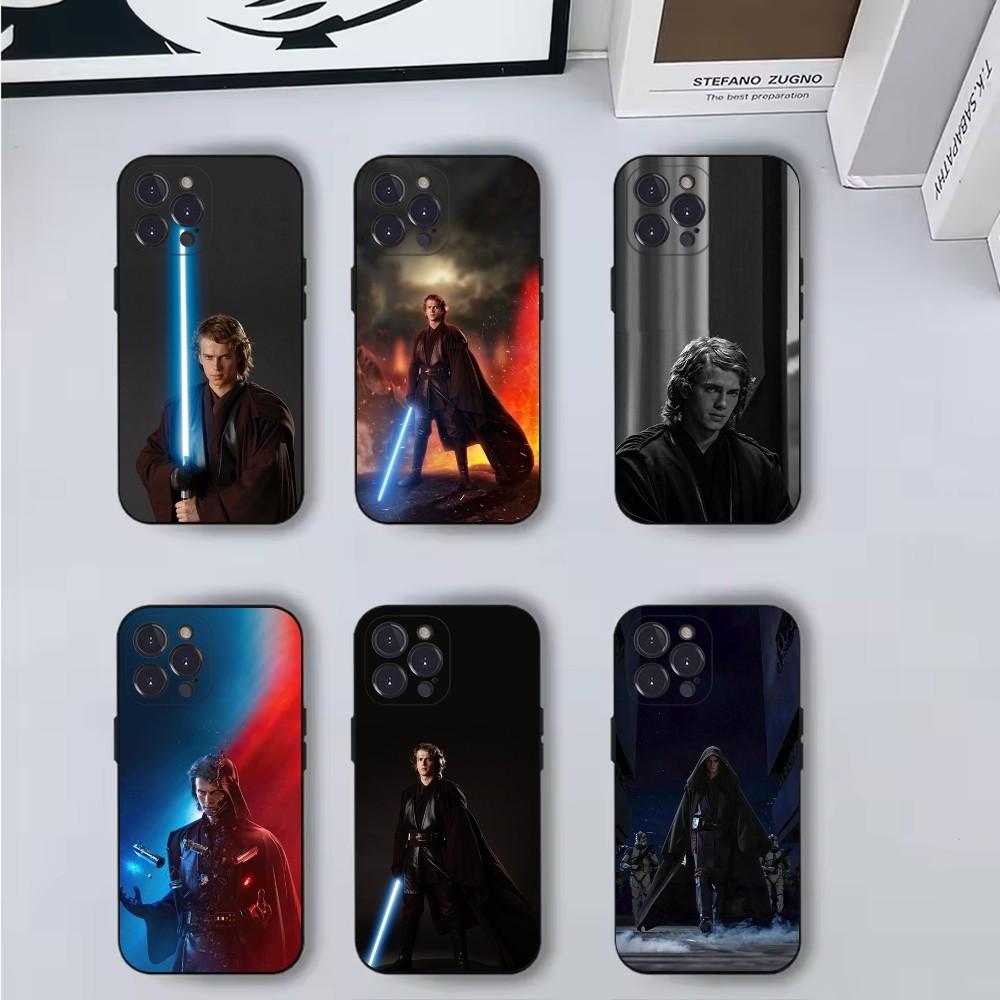 Cool A- Anakin S-Skywalker Phone Case For iPhone 16,15,14,13,12,11,Pro,X,XS,Max,XR,Plus,Mini Soft Black Cover