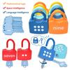 Children's Numbers 1-10 Lock And Key Counting Education Game Toy
