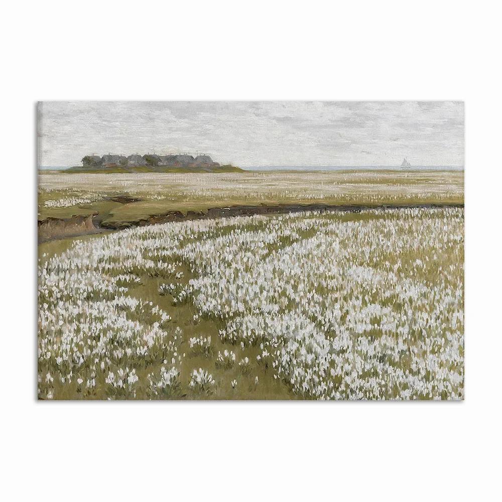 

Винтажная живопись на холстеРетро постер и принты Абстракция Масло Пейзаж Настенное искусство Украшение Гостиная Домашние настенные картины Искусство 40X60cm No Frame