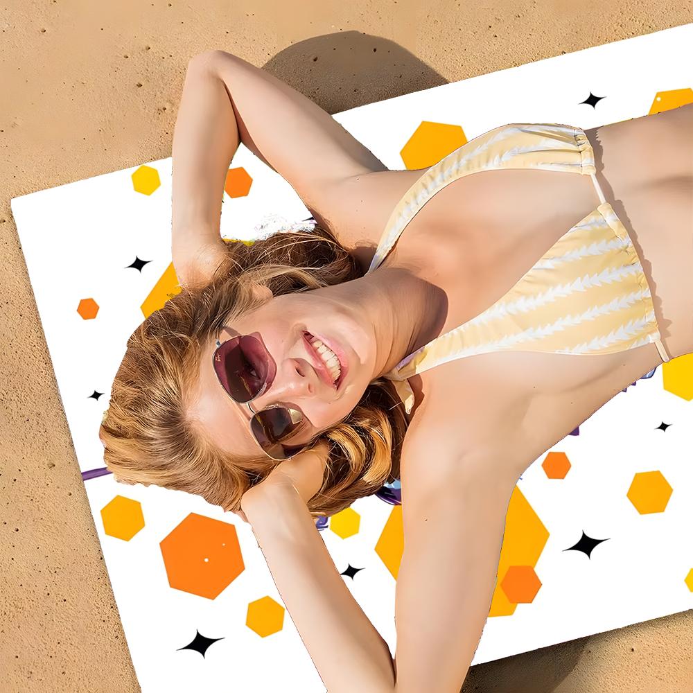 N-Nintamarantaro-S Towel Microfiber Beach Towel, Quick-Dry, Sand-Free, Ultra-Fine Fiber, Super Soft.