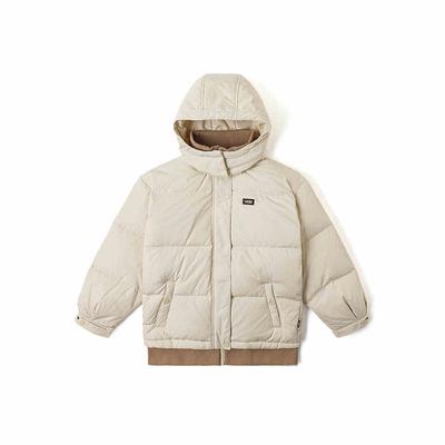 Giacca Piumino Calda con Cappuccio Moda Versatile Donna Capispalla Avena VN000KD22N1