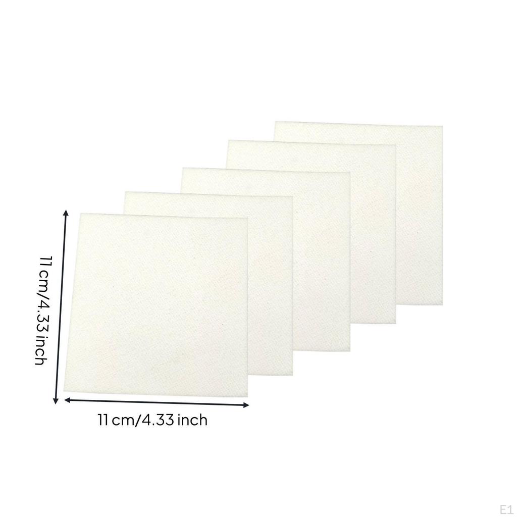 5 Pieces HighTemperature Ceramic Fiber Pad Heat Insulating Oven Shelf FireResistant Pottery Tool