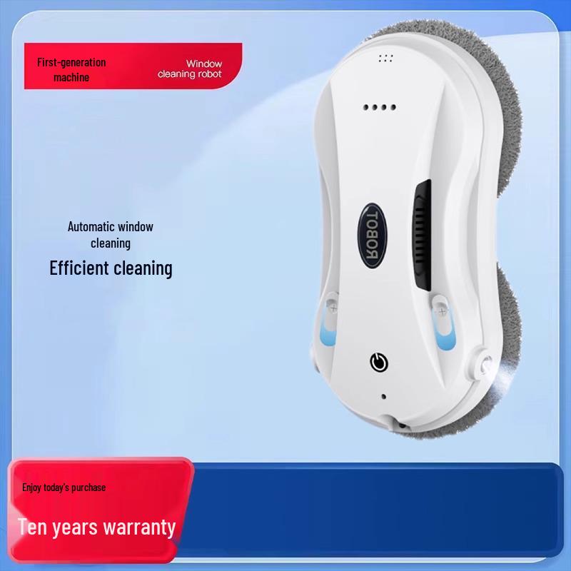 Smart Automatic Window Cleaning Robot for High-Rise Glass Scrubbing
