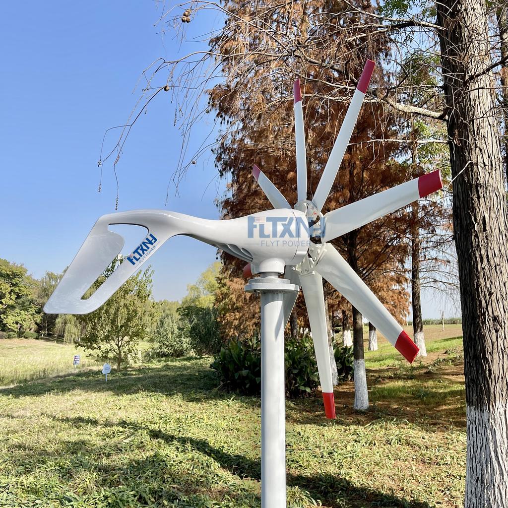Horizontal Wind Turbine Generator 800w 1000w 12v 24v 48v Free Power NewEnergy Alternative Accessories for Home Street Lamps