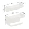 Toilet Paper Holder Plastic Storage Rack Kitchen Towel Placement Of Seasoning Bottles Bathroom Wall Roll Of Paper Phone Storage