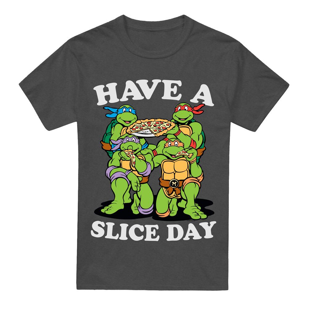 Teenage Mutant Ninja Turtles Unisex Adult Have A Slice Day T-Shirt