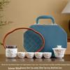 Portable Ceramic Chinese Tea Set