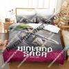 3D Print VINLAND SAGA Bedding Set Single Twin Full Queen King Size Bed Set Aldult Kid Bedroom Duvetcover Sets 3D Anime